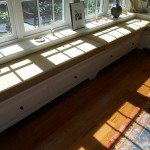 William H. Mann & Son Custom Built Cabinetry Sun Room Benches