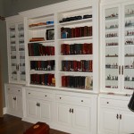 William H. Mann & Son Custom Built Cabinetry in library room